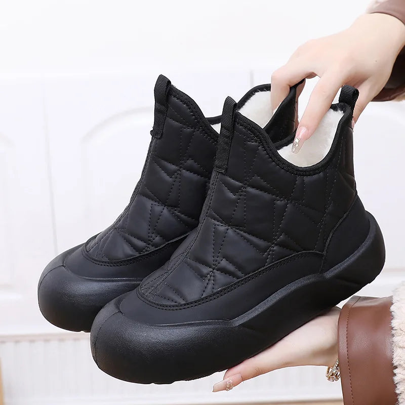 2025 Women’s Waterproof Fur Booties