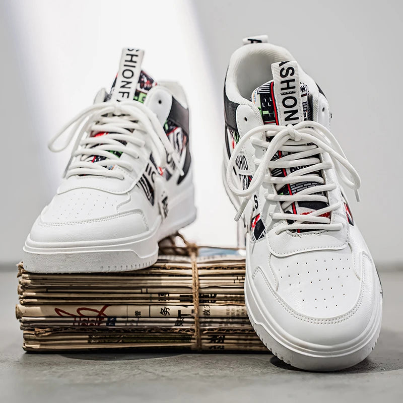 2025 Men’s Graffiti High-Top Sneakers