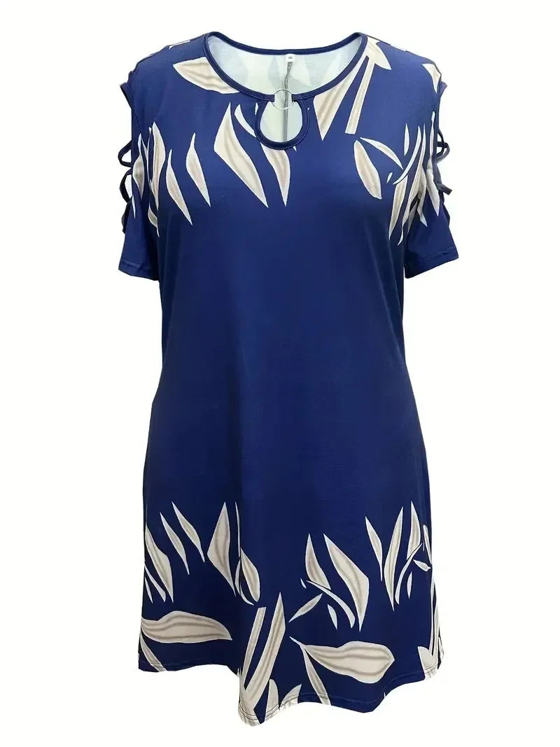 CurveElegance Off-Shoulder Dress