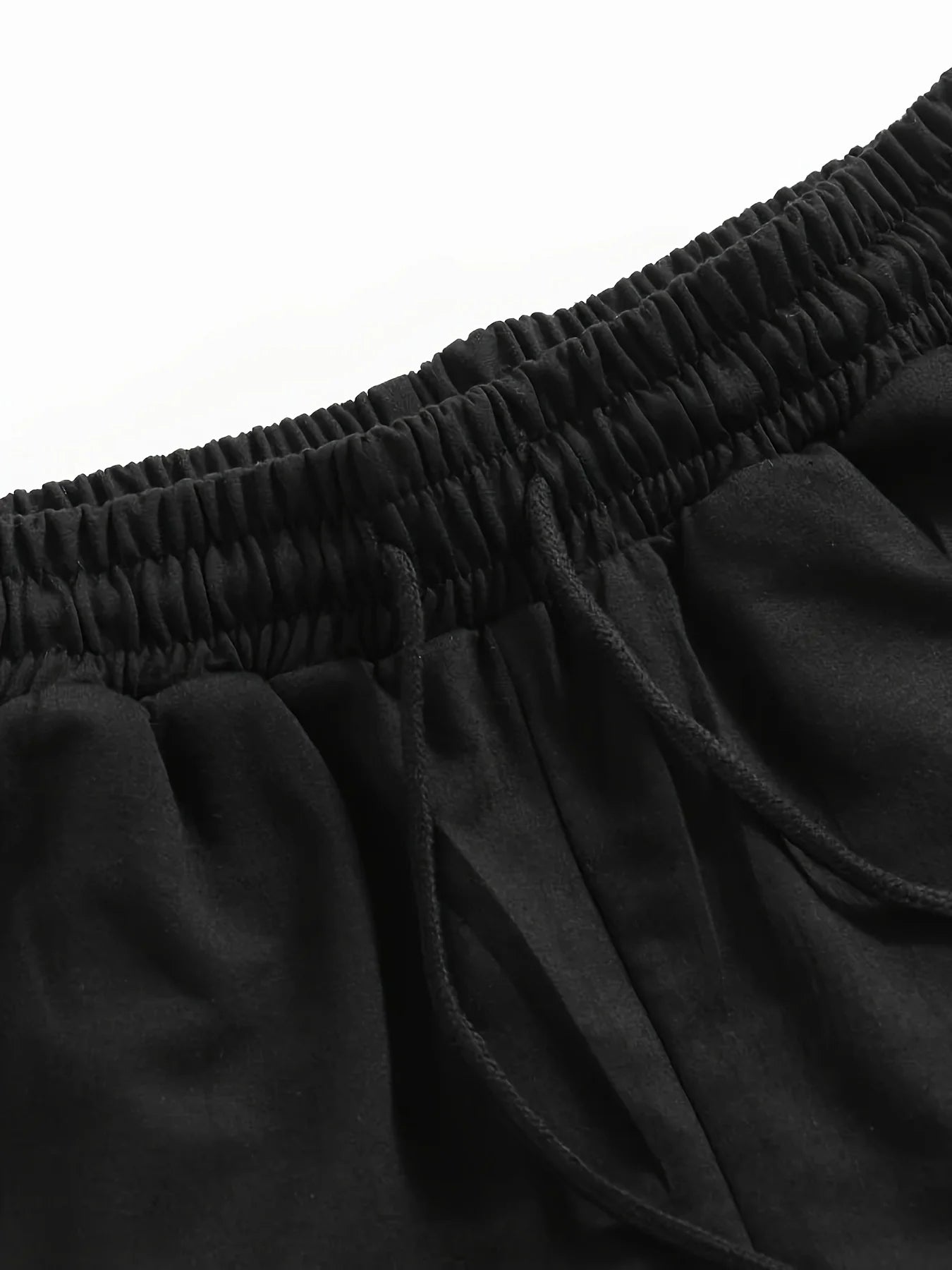 Women's Casual Sports Shorts & Sweatpants – Solid Color, Pockets & Drawstring