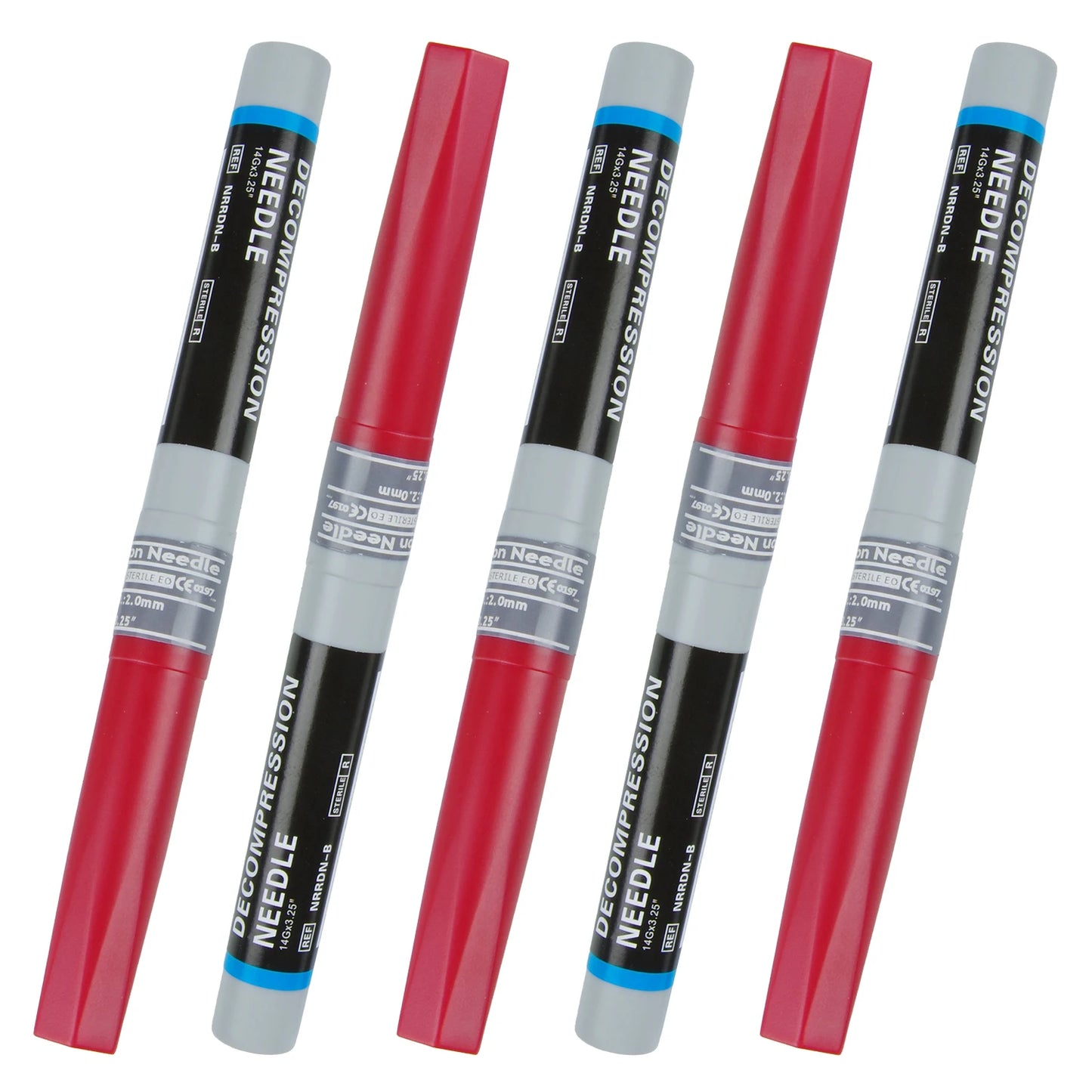 Sanke Emergency Pneumothorax Decompression Needle for Trauma First Aid Kit