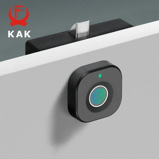 KAK Biometric Fingerprint Lock | Keyless Smart Cabinet & Drawer Lock | Anti-theft | Long Standby Time