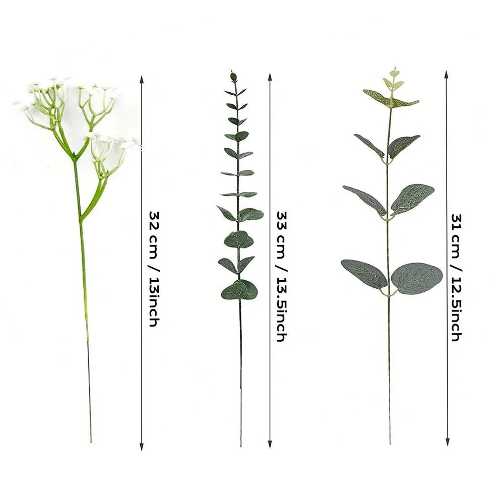 10/15pcs Artificial Baby's Breath Flowers – Fake Gypsophila for Wedding, Party, and Home Decoration