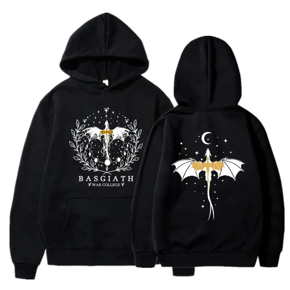 Basgiath War College Cotton Hoodie Printed Graphic Sweatshirt