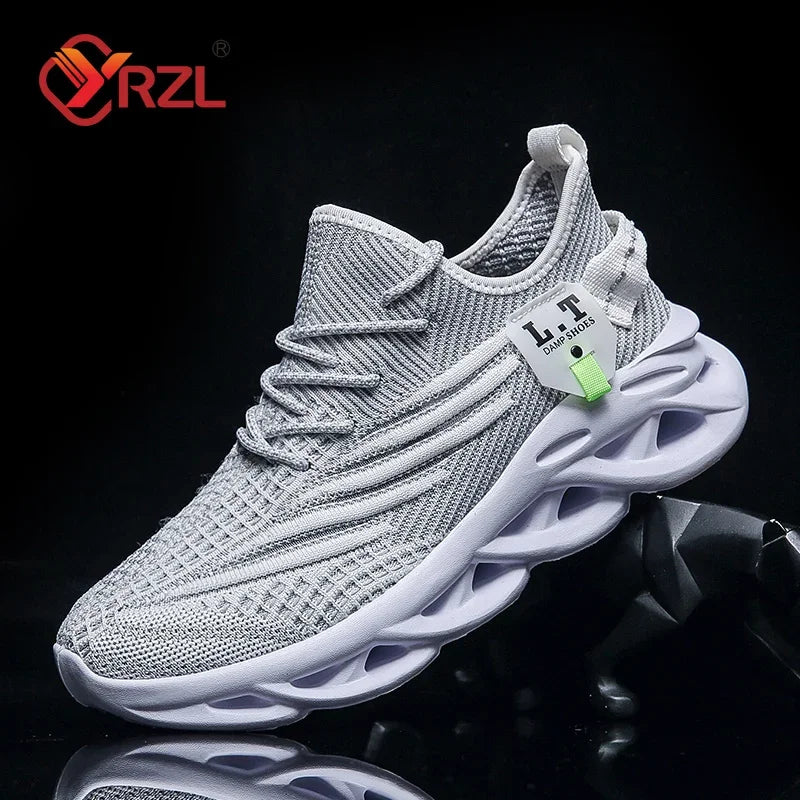 YRZL Men’s Breathable Running Sneakers