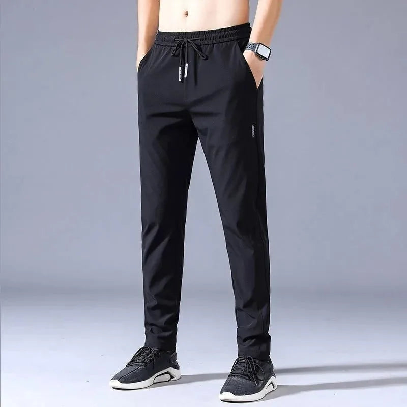 Men’s Summer Ice Silk Casual Pants”