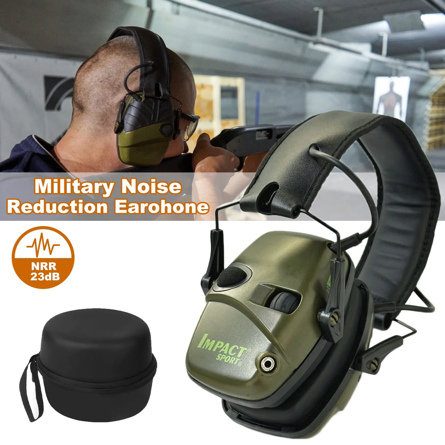 New Tactical Shooting Headset – Noise Reduction & Hearing Protection for Hunting