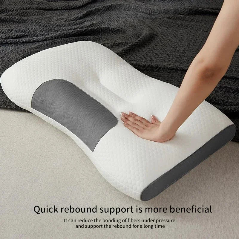 ComfortEase Spa Massage Pillow - Washable Cervical Support Pillow for Relaxation