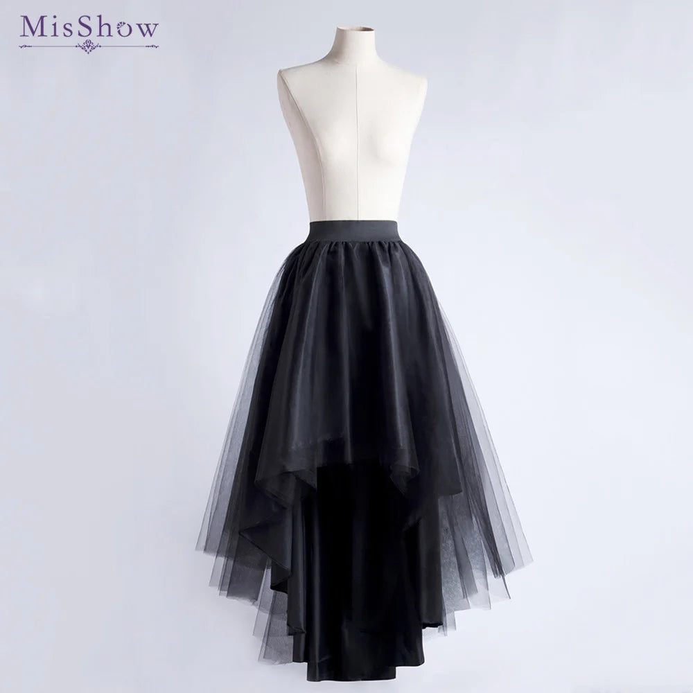 Women’s Gothic Hi-Lo Tulle Skirt