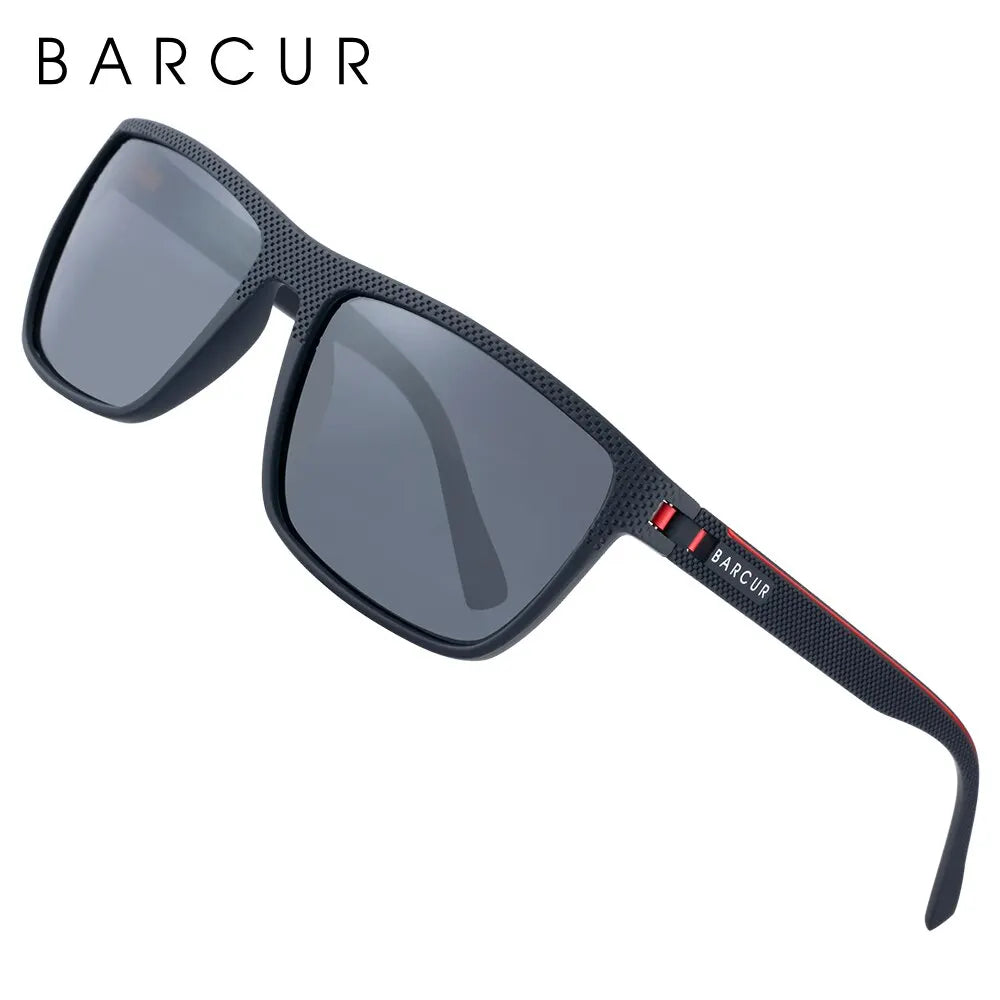 BARCUR UV Protection Polarized Sunglasses – TR90 Lightweight Sports Eyewear for Men & Women