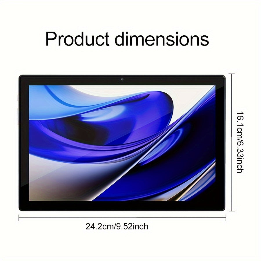 NovaTab 10 Pro Enhanced Edition — 10.1" Android 14 Performance Tablet with 12GB RAM, 128GB Storage & 5G Wi-Fi 6