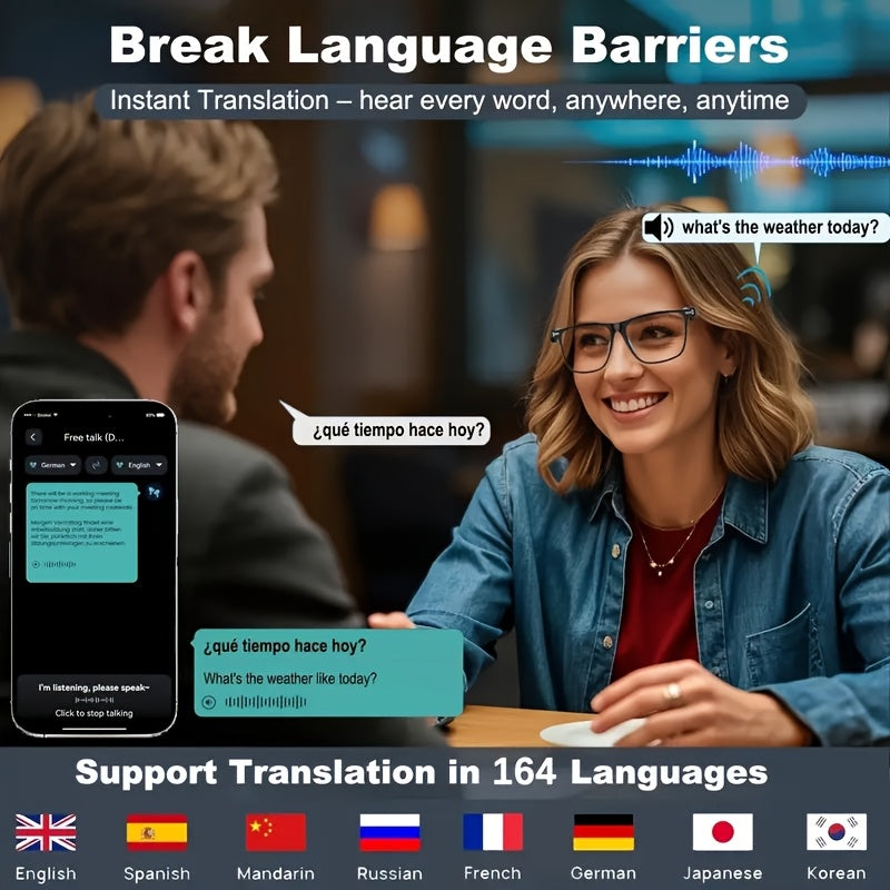 AI Smart Glasses with Real-Time Translation