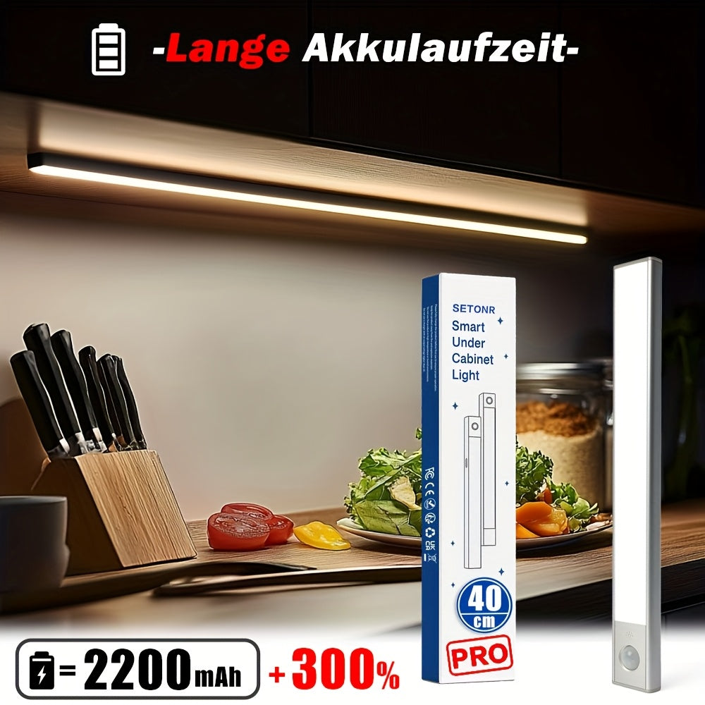 SETONR Slim Motion-Sensor LED Cabinet Light