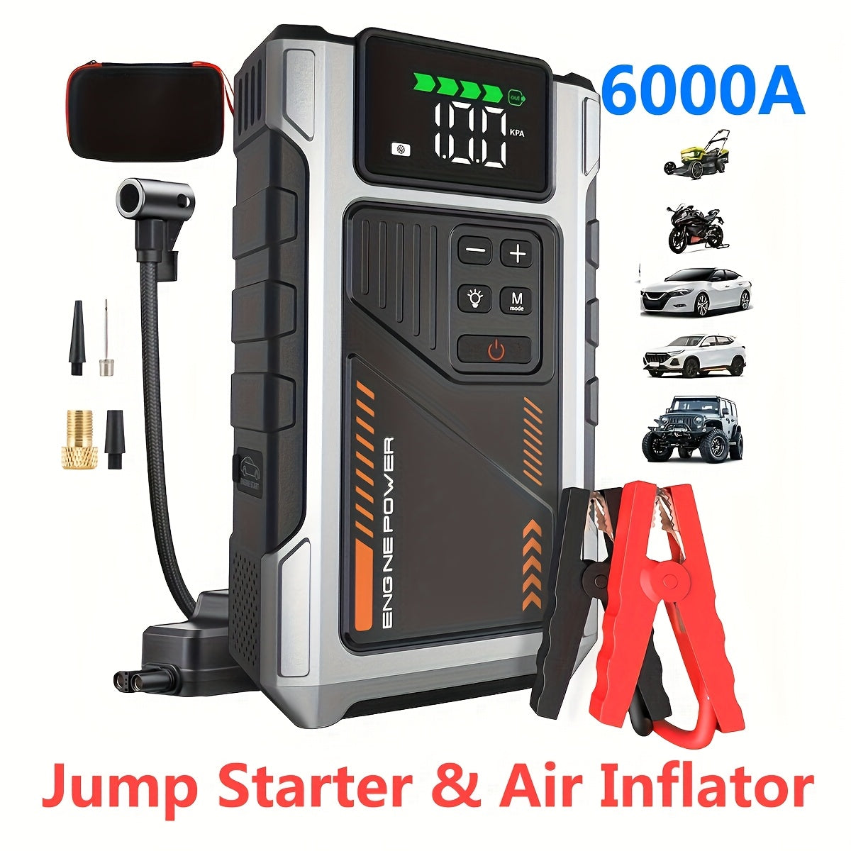 PowerBoost 6000A Jump Starter & Air Compressor