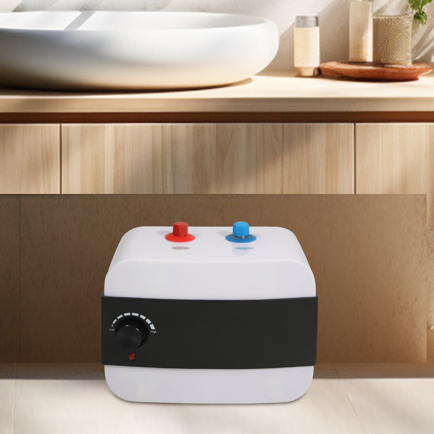 Minimalist Space-Saving Bathroom Faucet